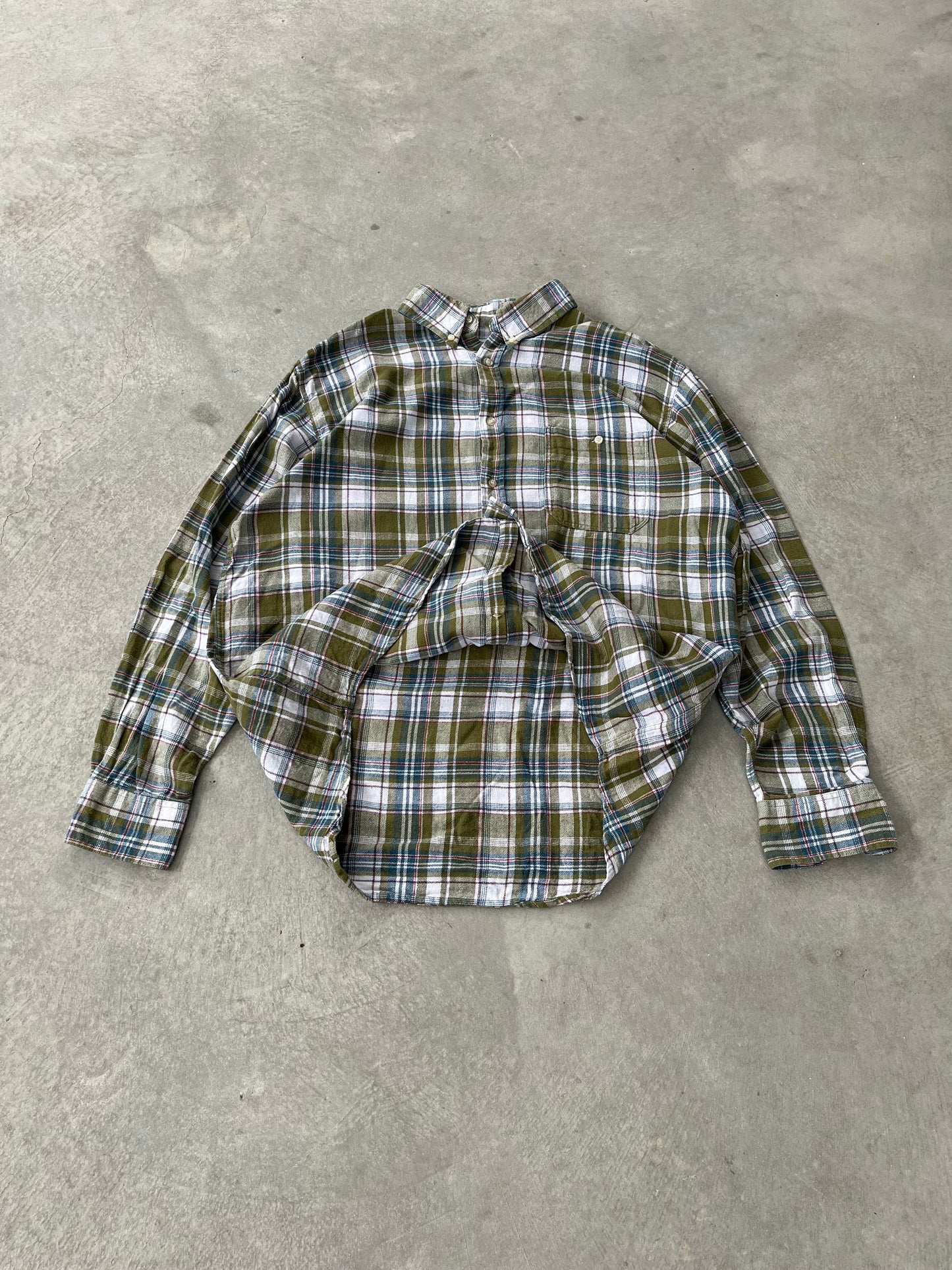1990S - PLAID FLANNEL - M