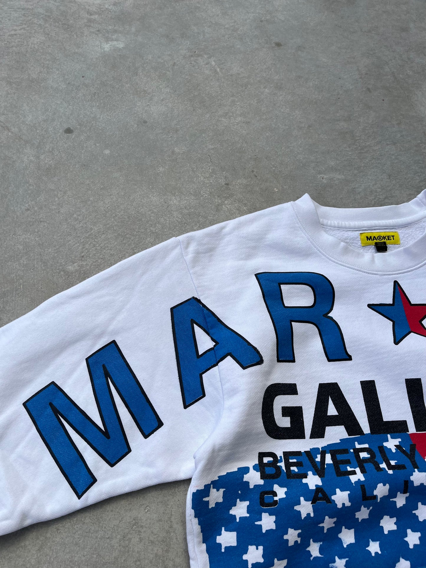 2000S - USA MARKET PRINTED SWEATSHIRT - M