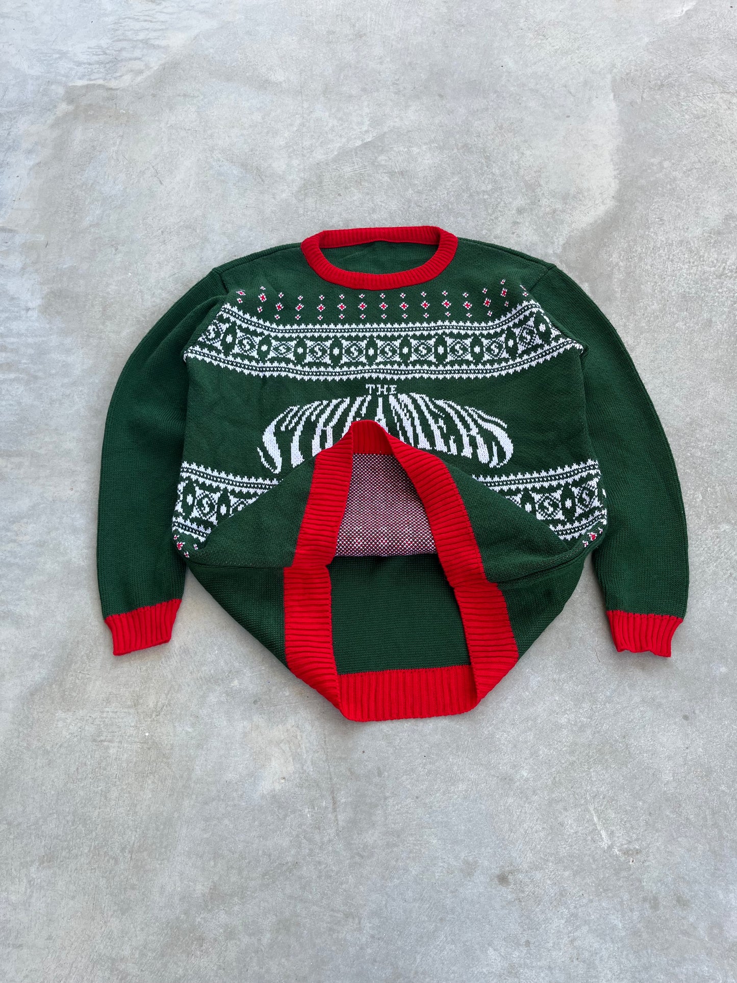 2000S - THE STREAMERS GREEN SWEATER - M