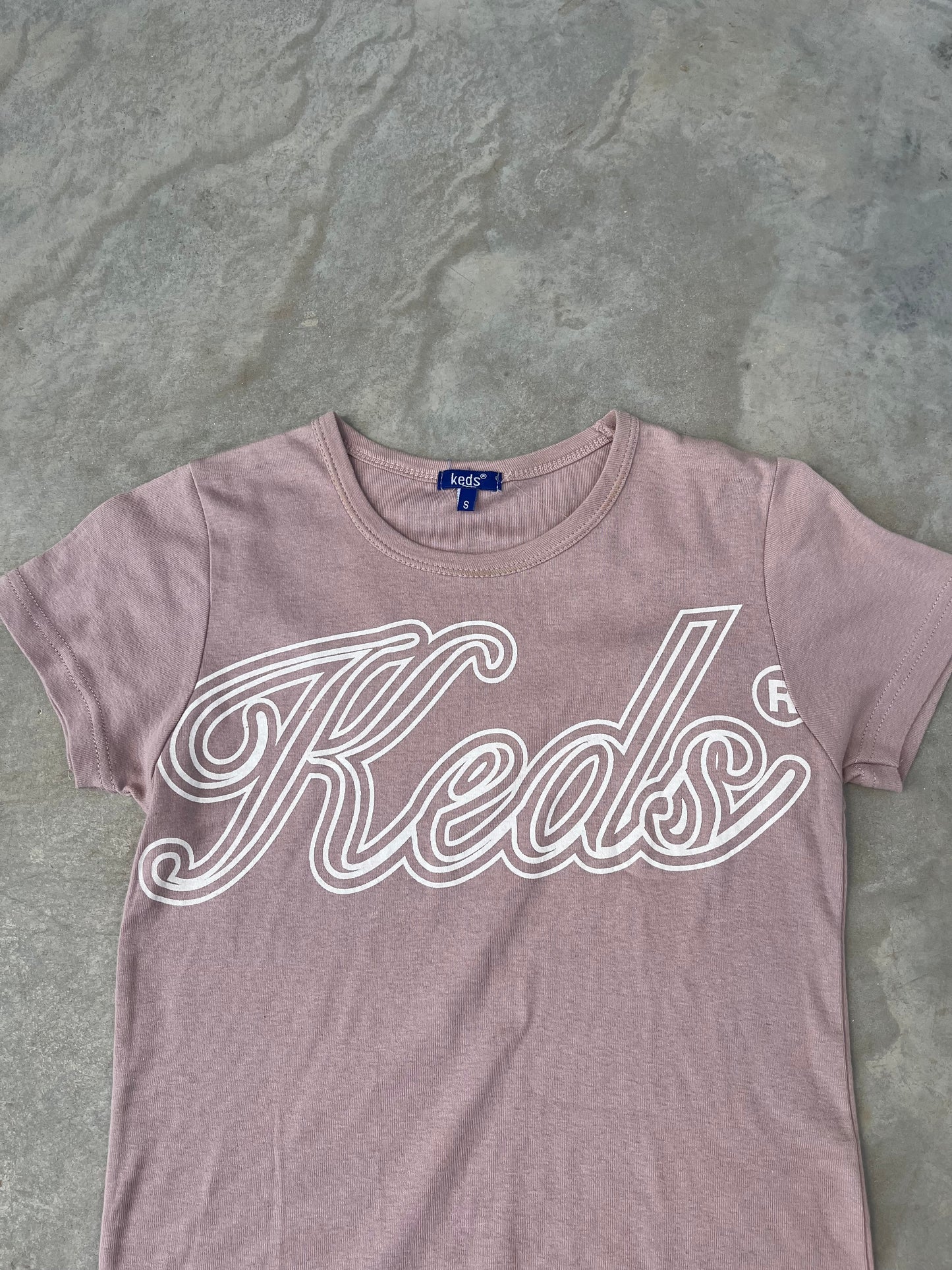 2000S - KEDS PINK BABY TEE - S