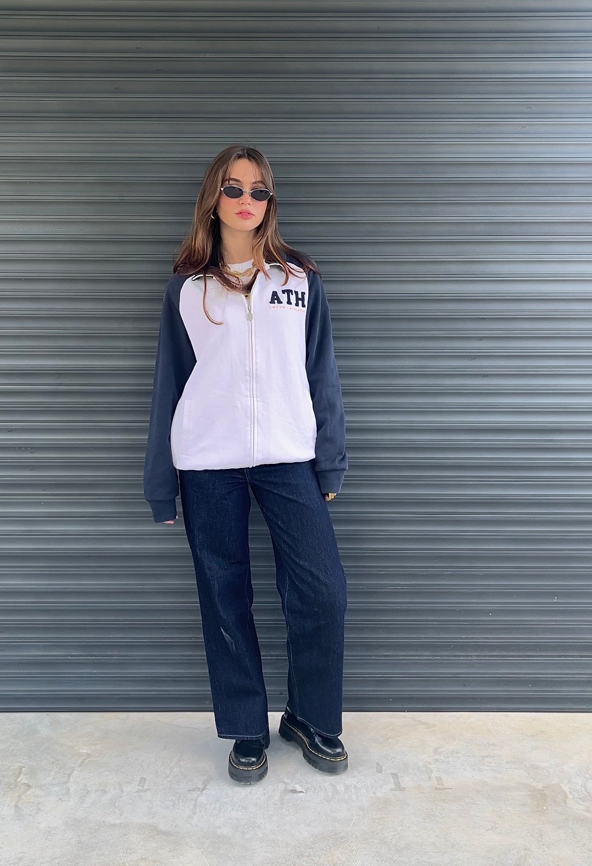 2000S - LOTTO SPORT EMBROIDERED JACKET - L