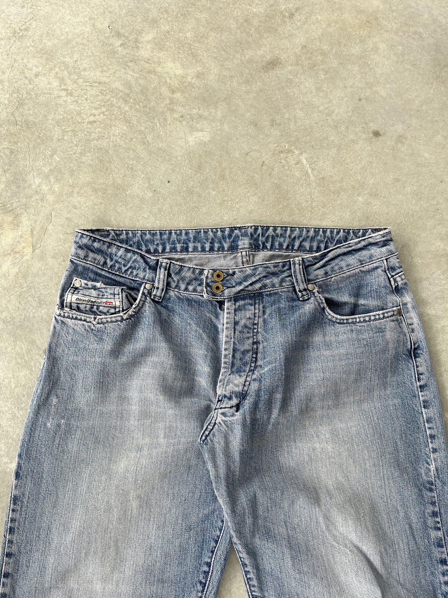 2000S - DIESEL FADED BOOTCUT JEANS - 44