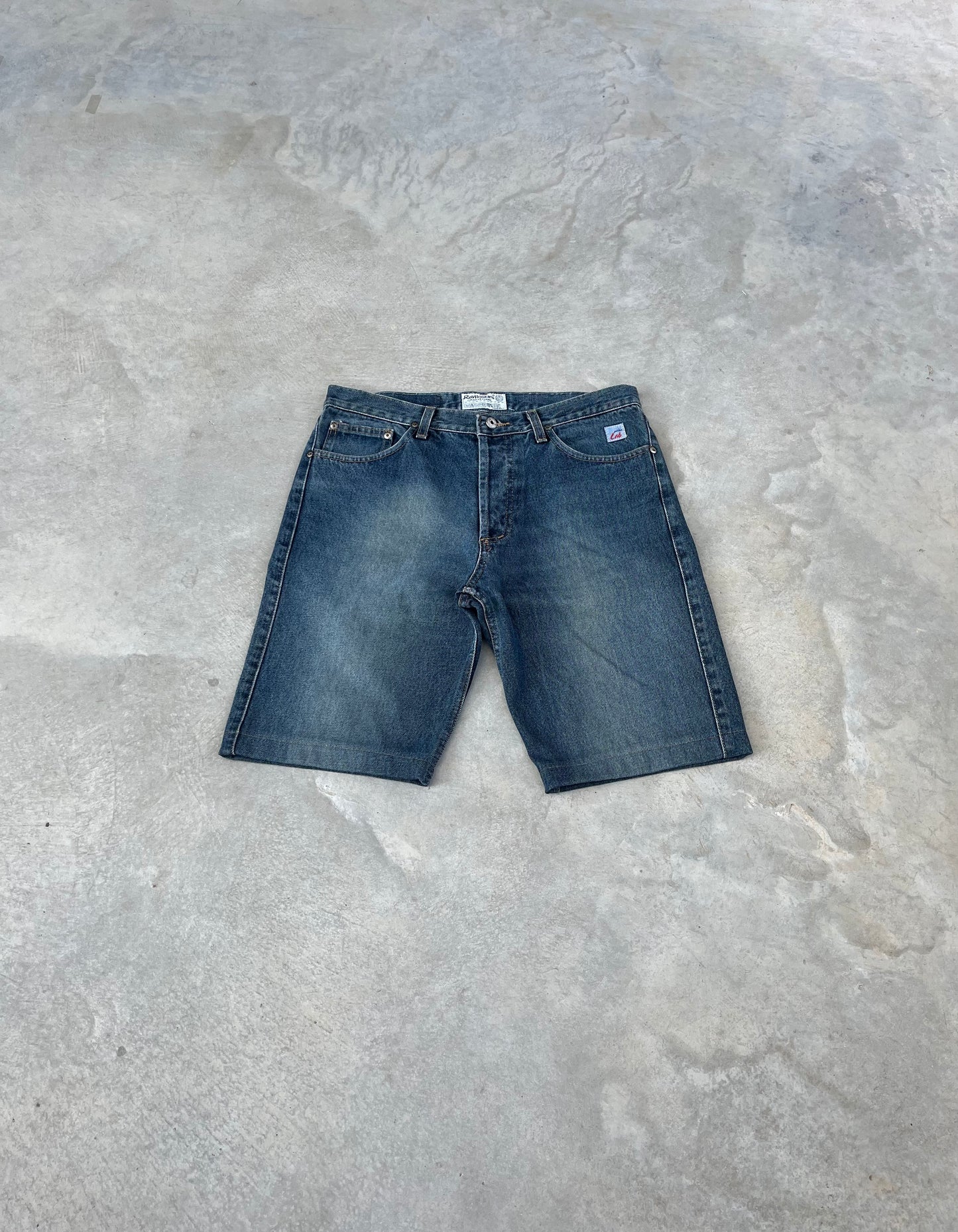 2000S - FADED DENIM JORTS - 40