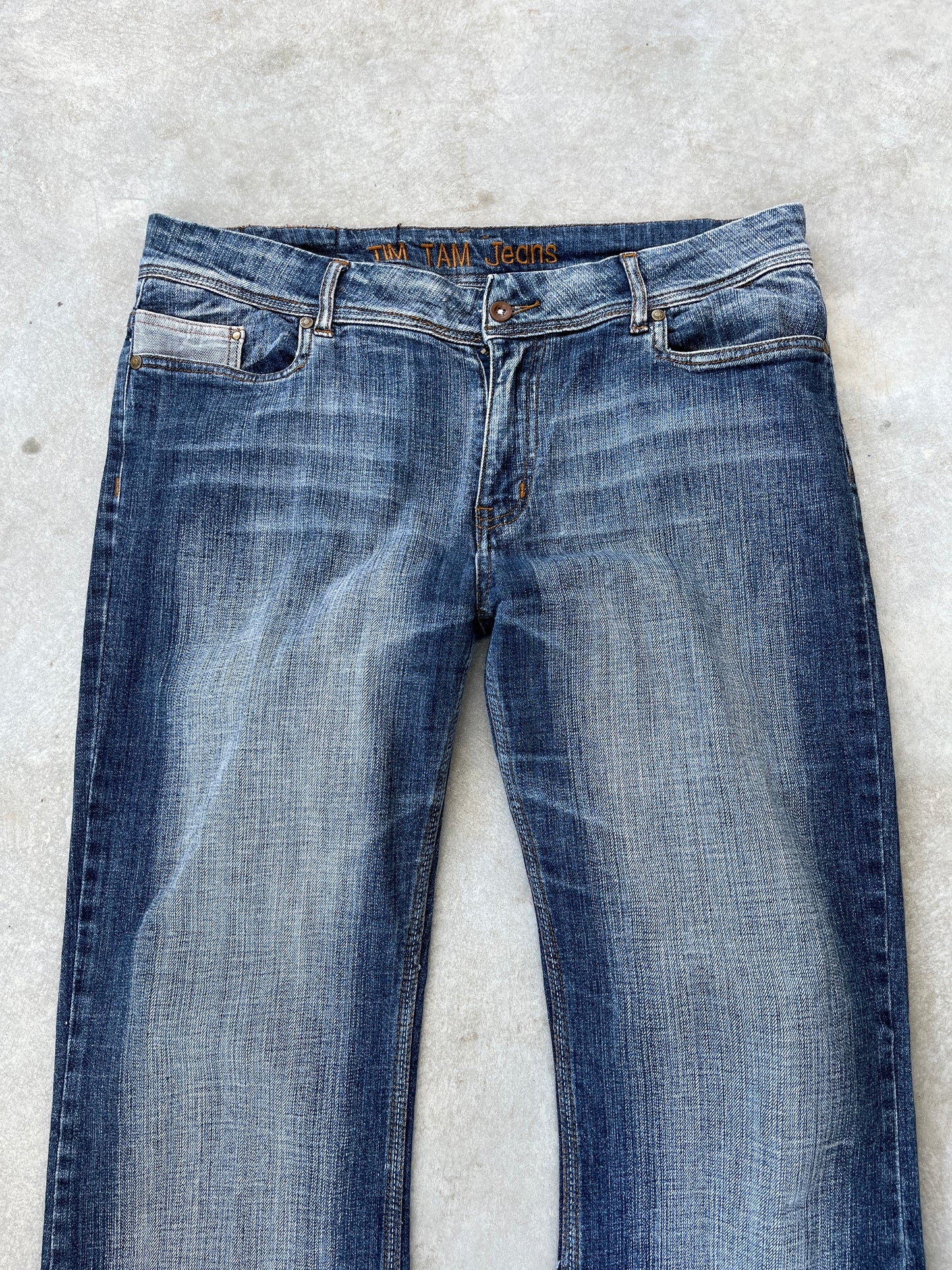 2000S - FADED FLARED JEANS - 44
