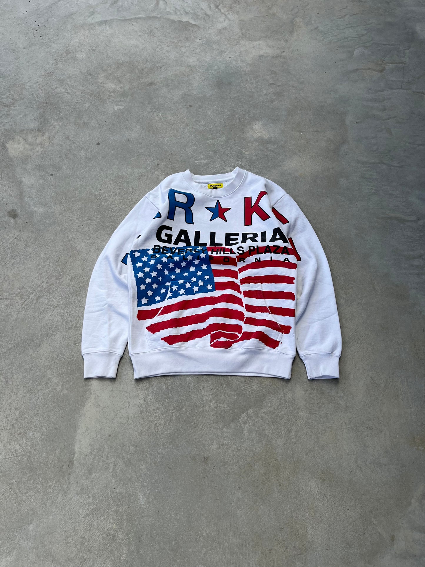 2000S - USA MARKET PRINTED SWEATSHIRT - M