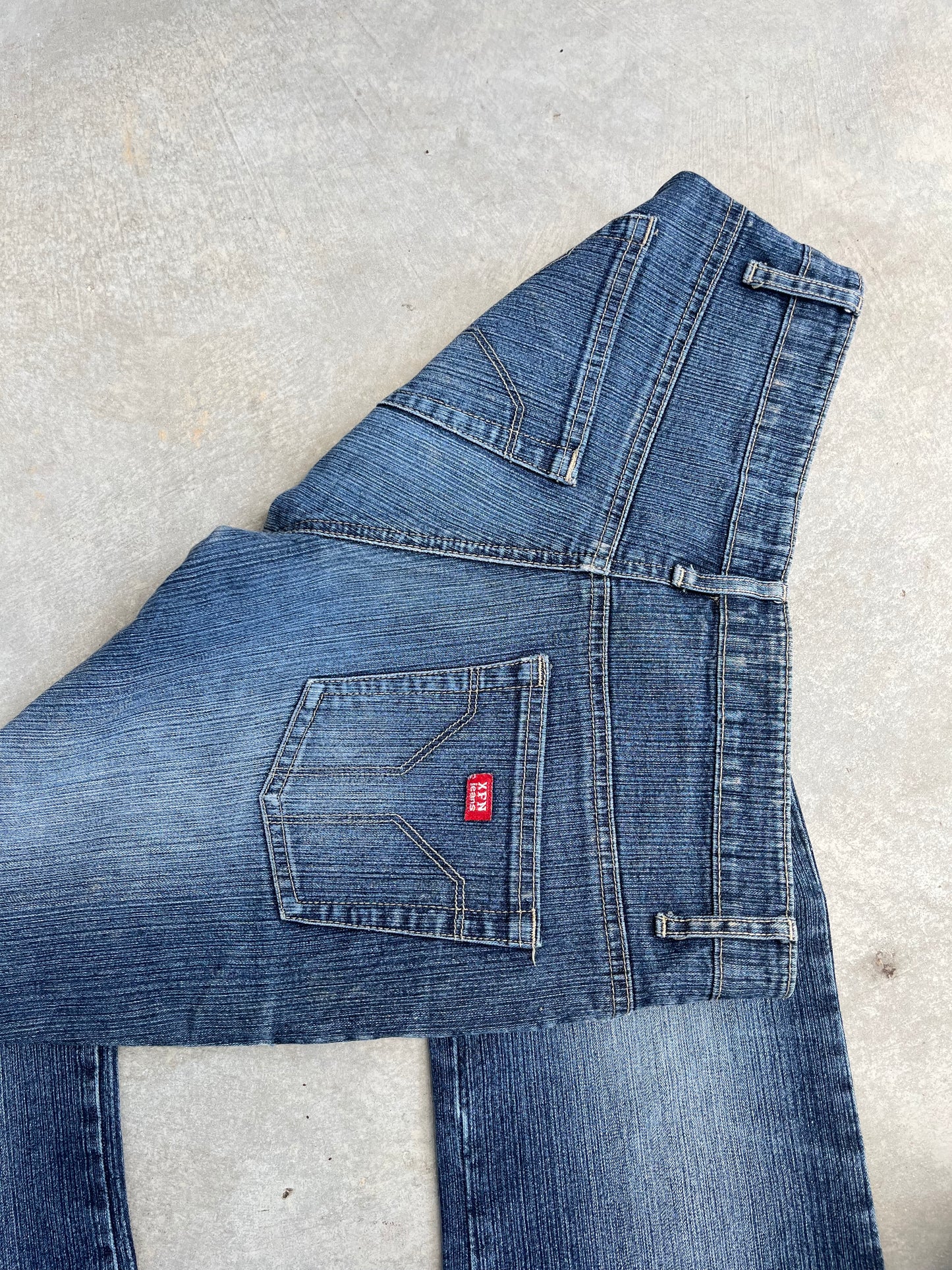 2000S - FLARED FADED JEANS - 36