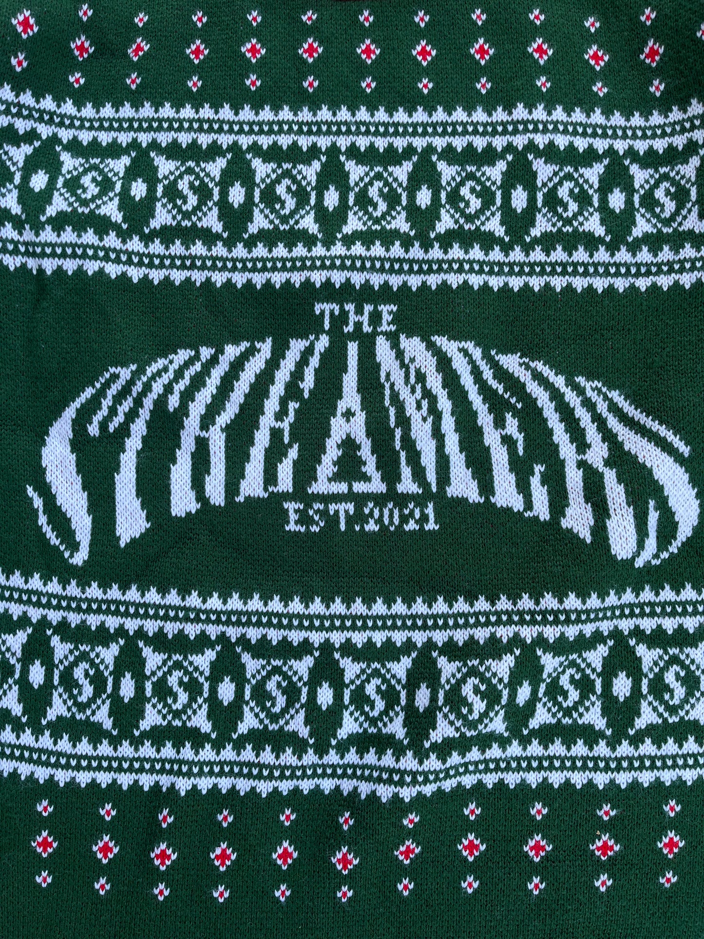 2000S - THE STREAMERS GREEN SWEATER - M