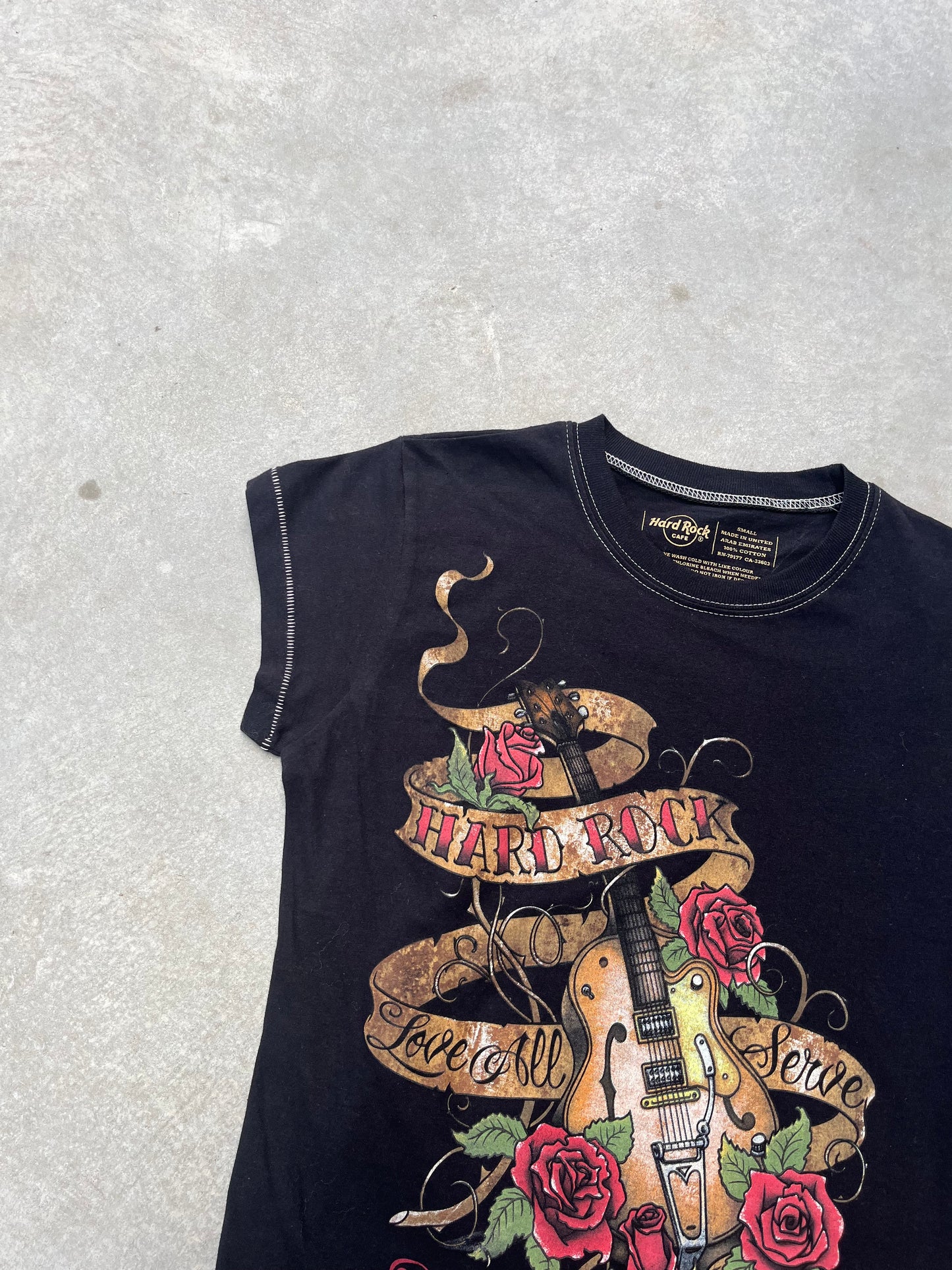 2000S - HARD ROCK CAFE GRAPHIC TSHIRT - S