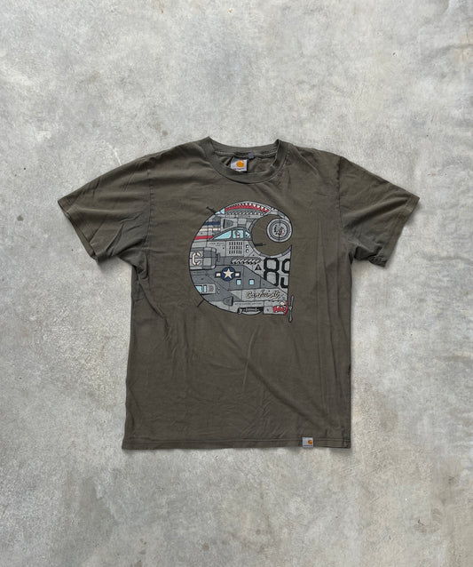 2000S - CARHARTT GRAPHIC “HELICOPTER” TEE - M