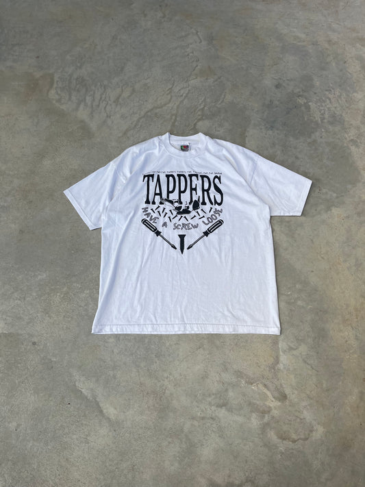 2000S - FRUIT OF THE LOOM SCREWS GRAPHIC TSHIRT - L