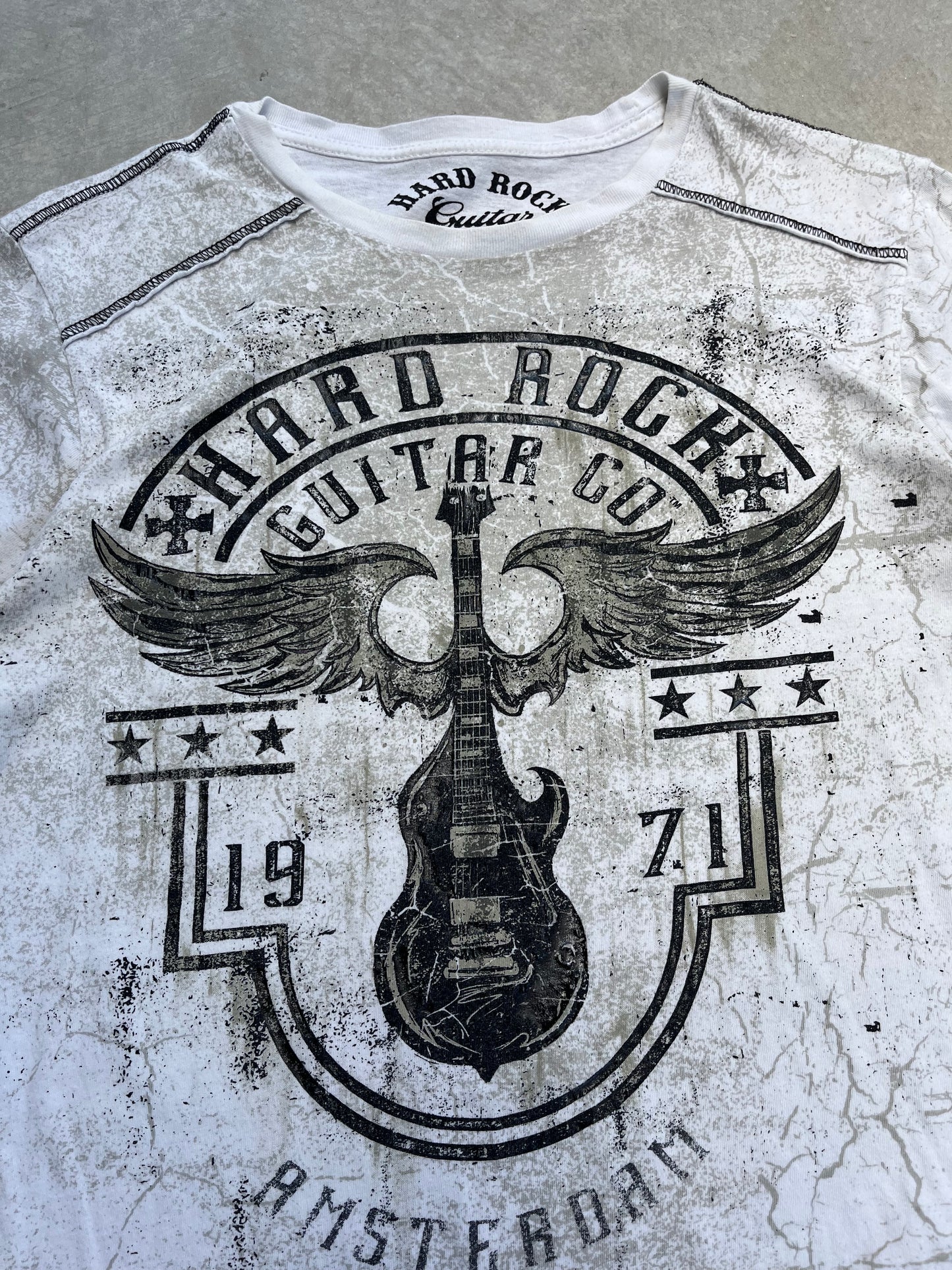 2000S - HARD ROCK CAFE PRINTED TSHIRT - S
