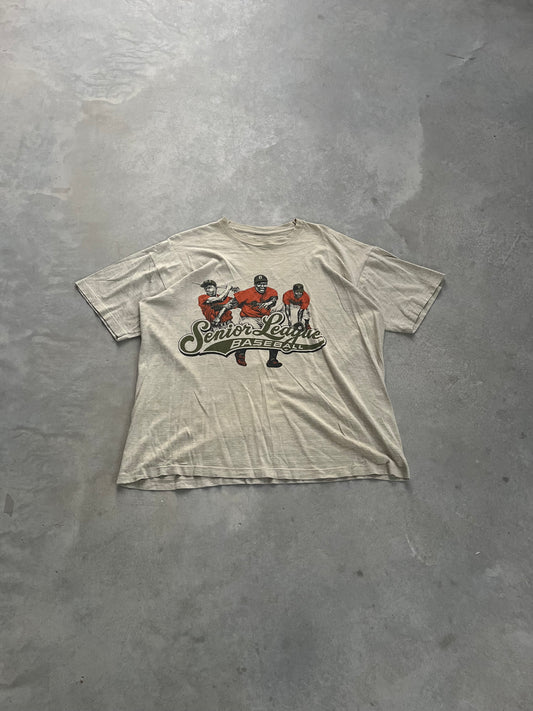 1990S - GRAPIC BASEBALL BOXY TSHIRT - L