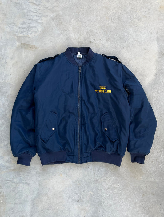 1990S - CENTRAL NEGEV GARAGE BOMBER JACKET - XL