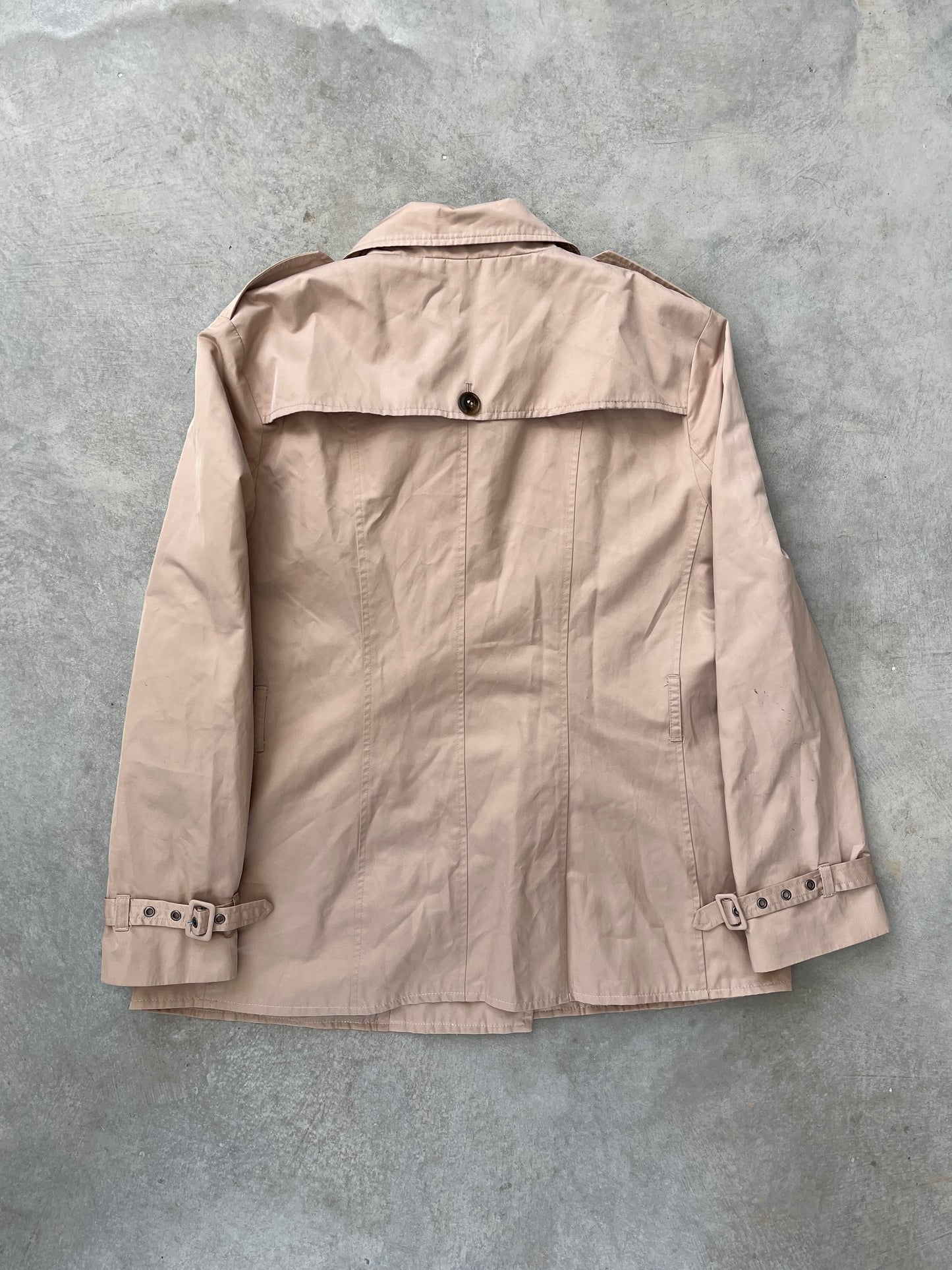 2000S - CASTRO BEIGE TRENCH COAT - 44