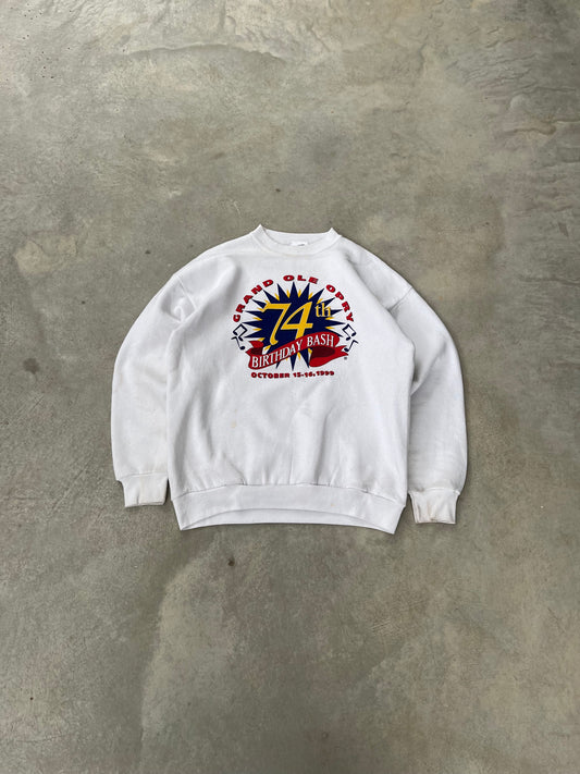 1990S - GRAPHIC “BIRTHDAY BASH” SWEATSHIRT - L