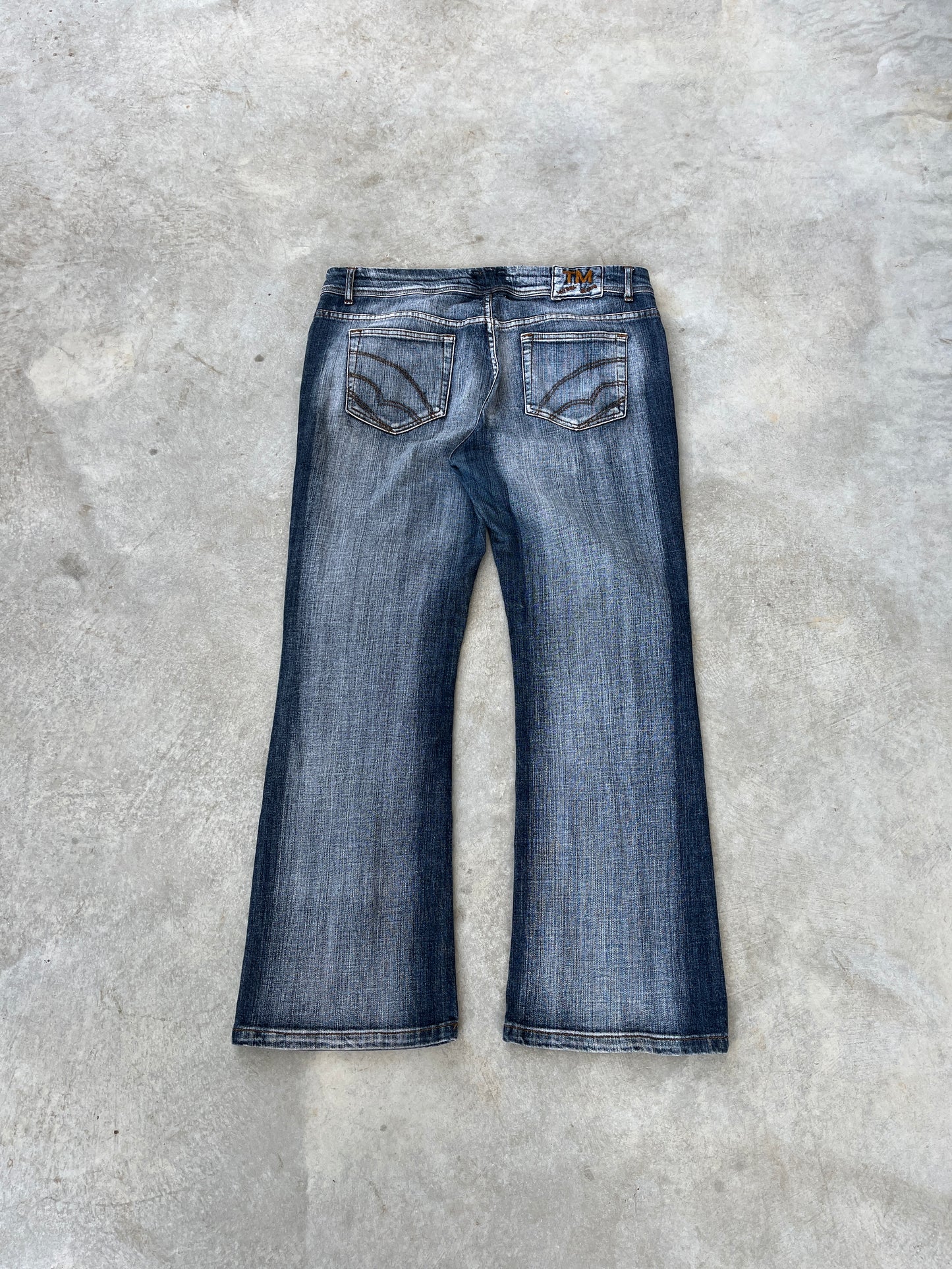 2000S - FADED FLARED JEANS - 44