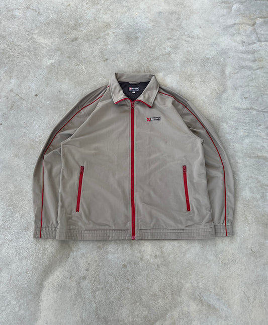 2000’S - LOTTO BEIGE & RED SPORT JACKET - L