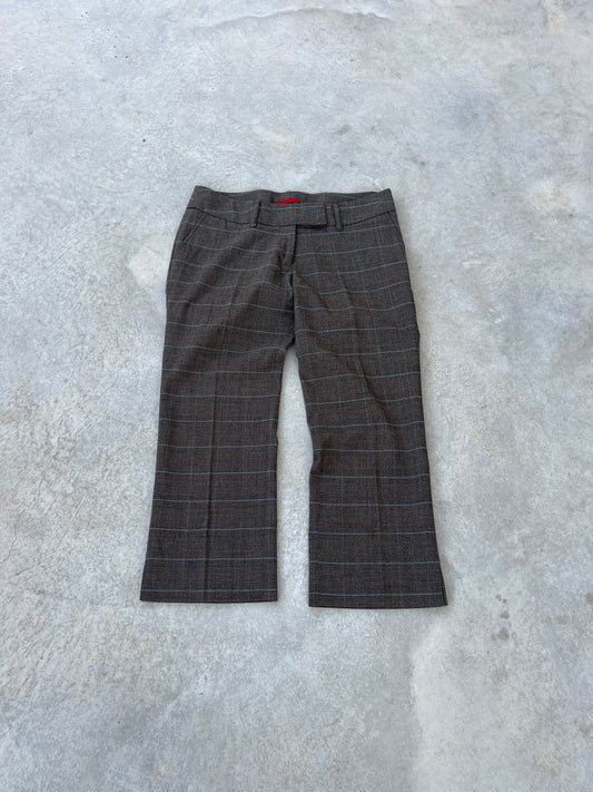 2000S - PLAID CAPRI PANTS - 40