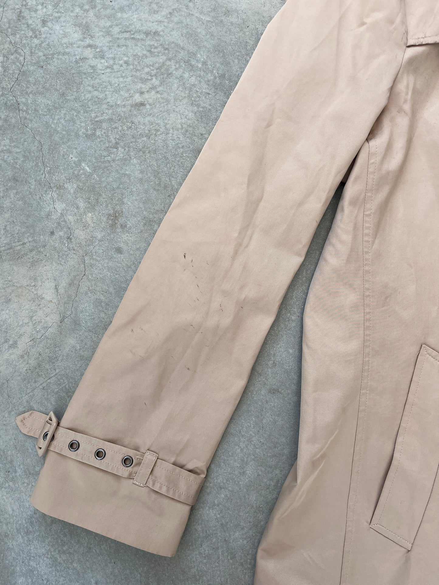 2000S - CASTRO BEIGE TRENCH COAT - 44