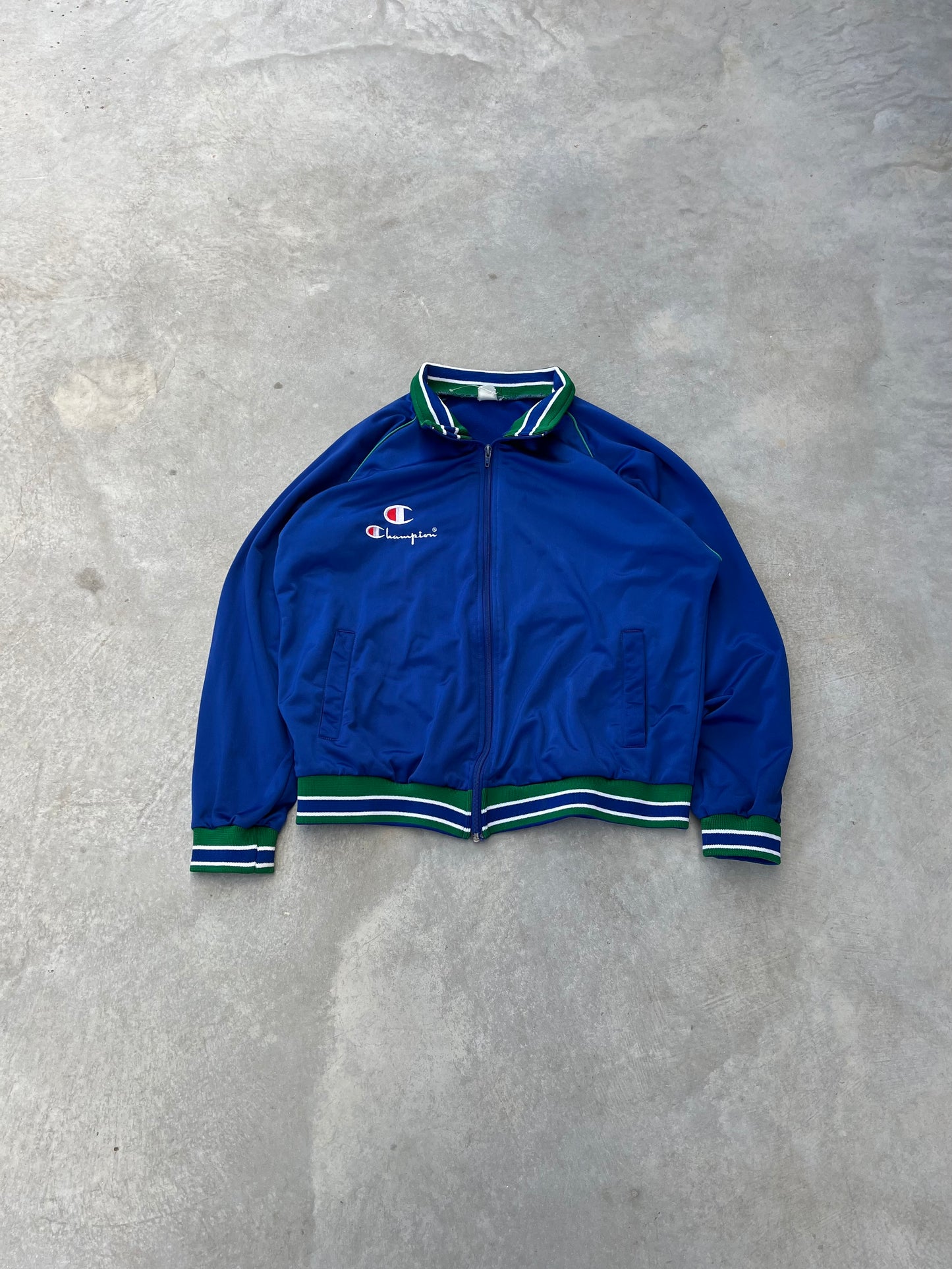 2000S - CHAMPION BLUE SPORT JACKET - L