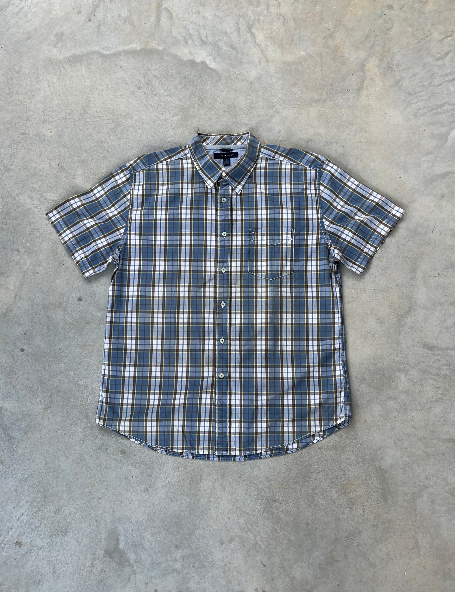 2000S - TOMMY HILFIGER BUTTON UP SHIRT - XL