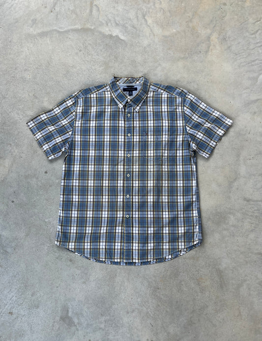 2000S - TOMMY HILFIGER BUTTON UP SHIRT - XL