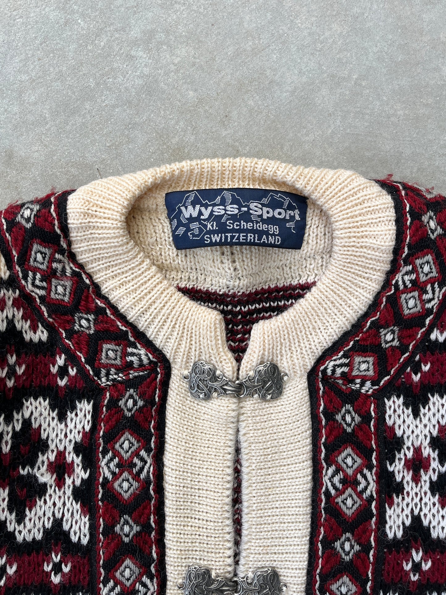 1960S - WYSS SPORT SWITZERLAND SWEATER - S