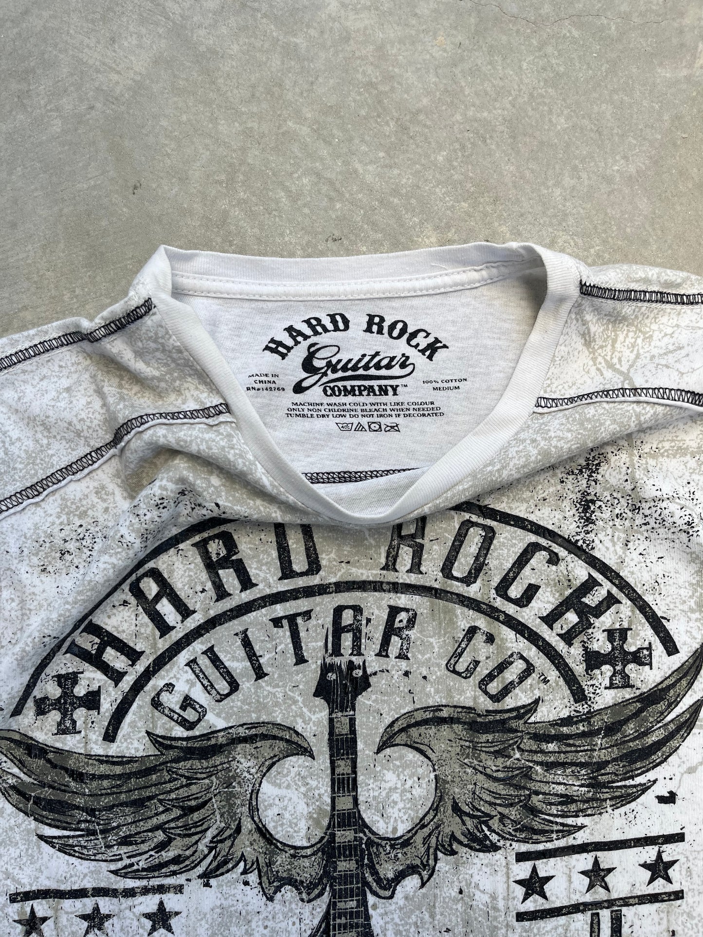 2000S - HARD ROCK CAFE PRINTED TSHIRT - S