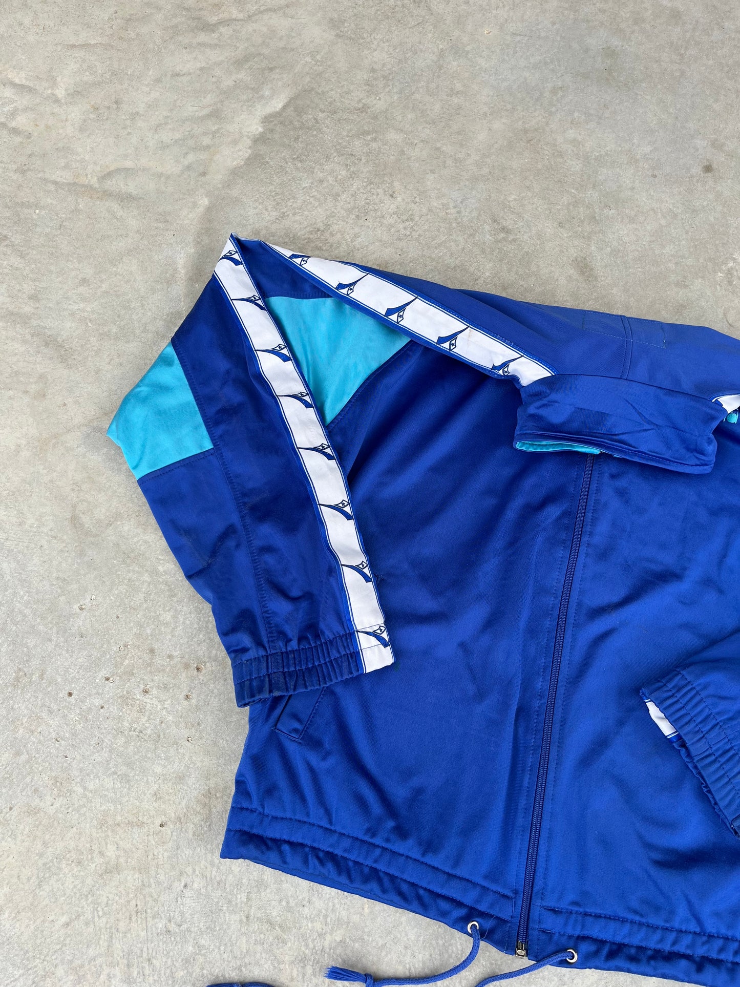 1990S - DIADORA BLUE SPORT JACKET - L