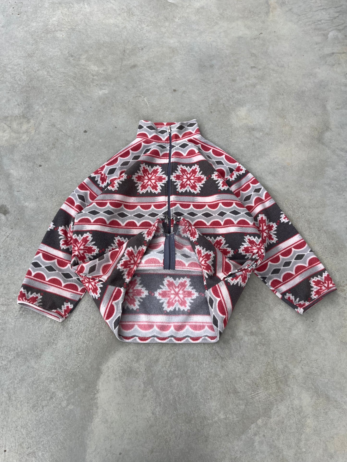 2000S - GRAY & PINK FLEECE - M