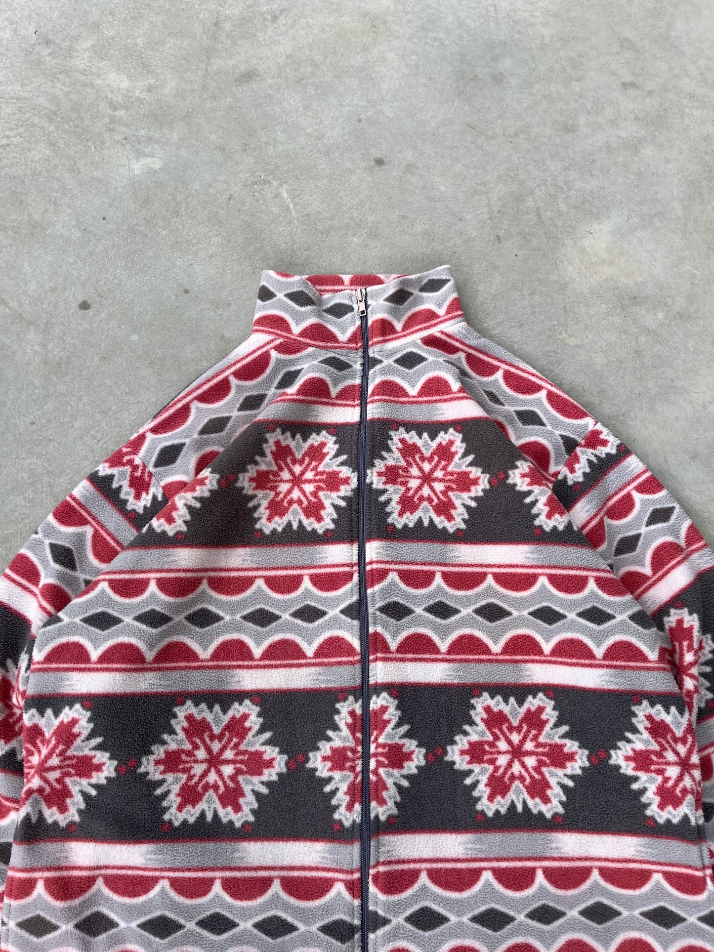 2000S - GRAY & PINK FLEECE - M