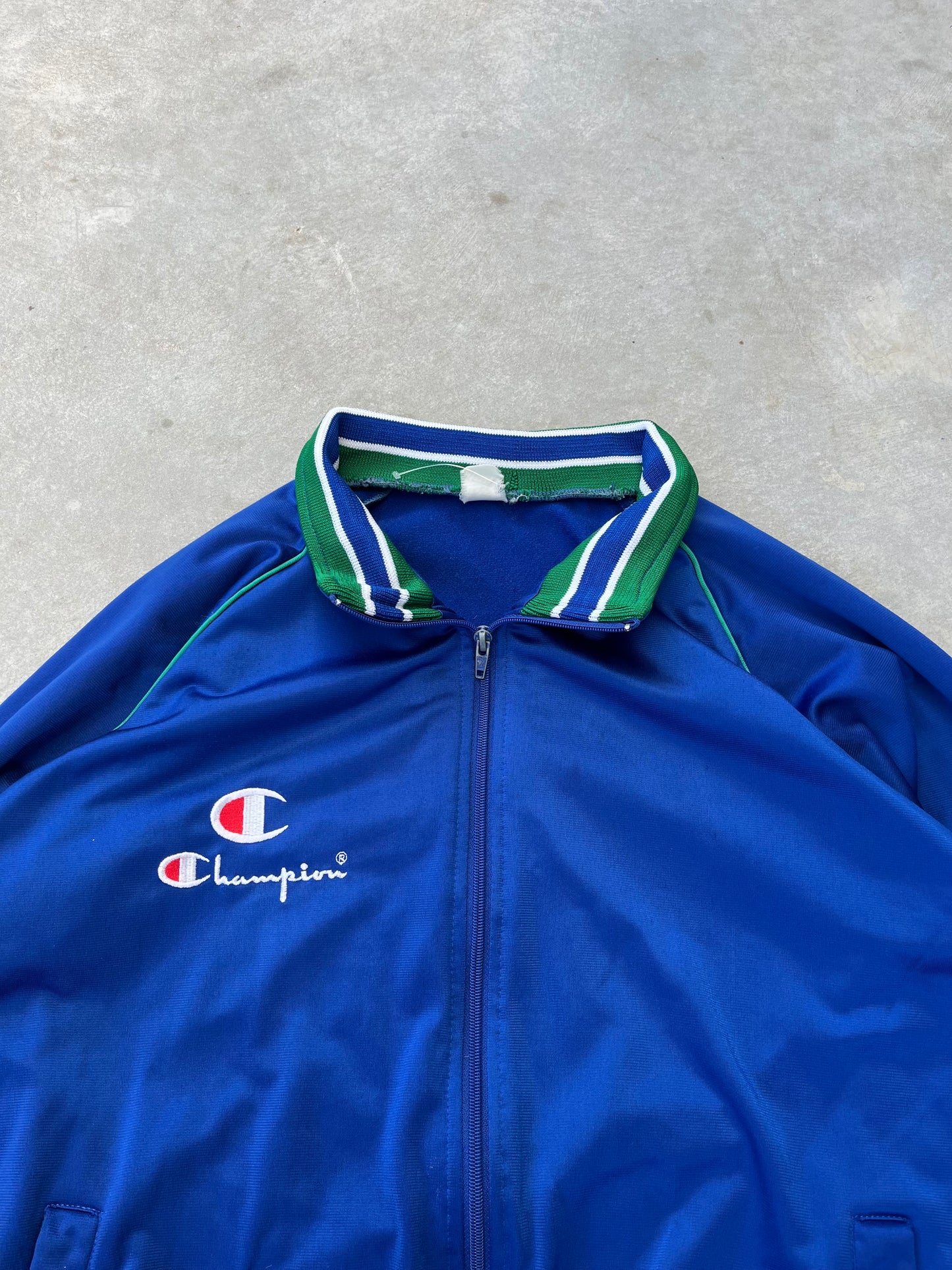 2000S - CHAMPION BLUE SPORT JACKET - L
