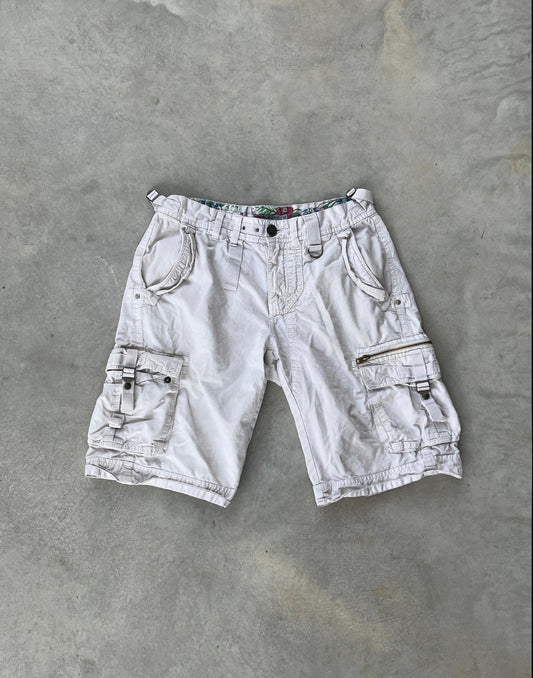 2000S - WHITE CARGO SHORTS - 42